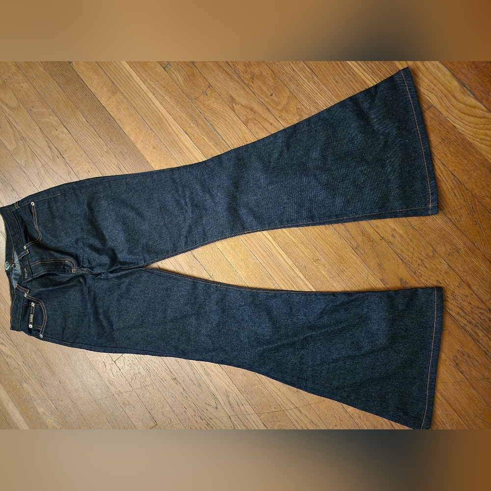 XOXO dark denim flare jeans